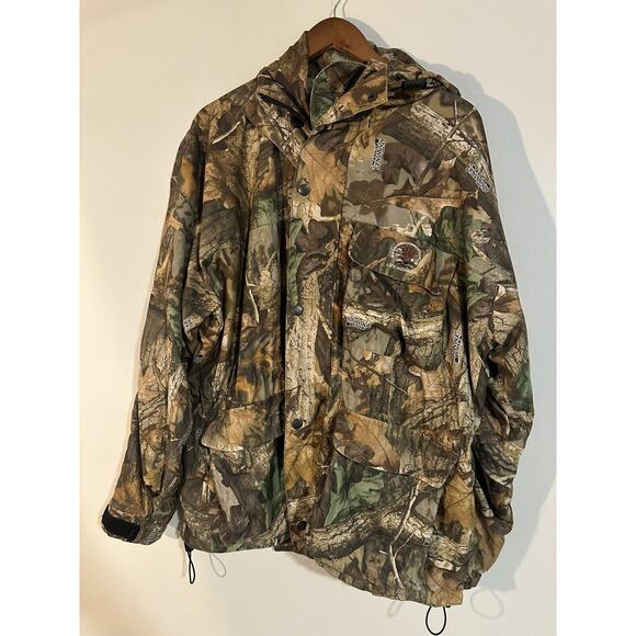 Mad Dog Jacket Men's Medium M Camouflage Hunting Hooded Full Zip - Picture 5 of 6